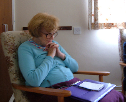 At prayer